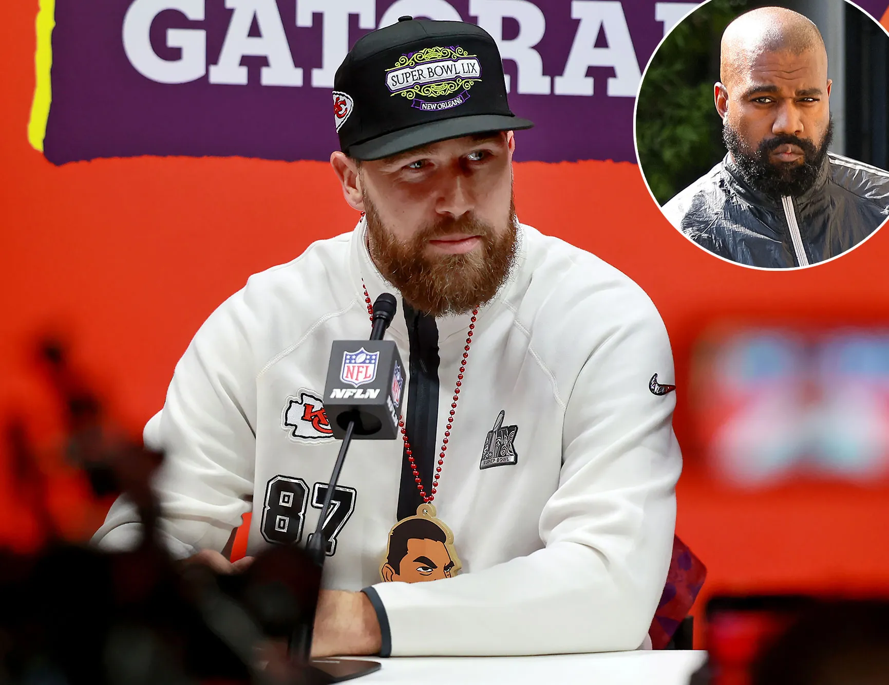 Feature Travis Kelce Says No About Having Kanye on His Pump Up playlist