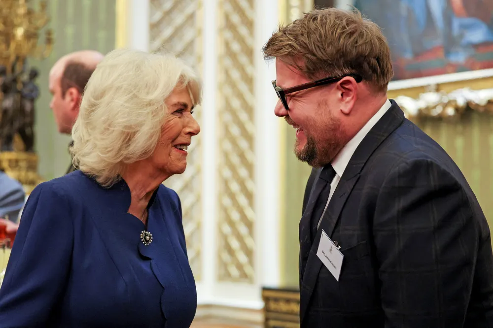 Queen Camilla Hosts A List Party With Cate Blanchett Andrew Garfield James Corden and More at Buckingham Palace 1
