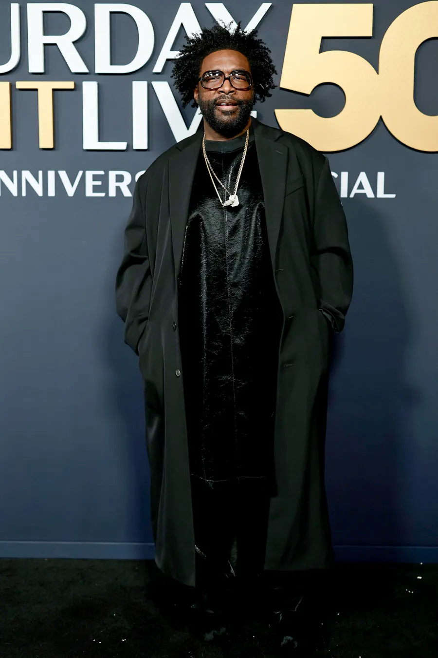 Questlove SNL50 The Anniversary Special Saturday Night Live Red Carpet Arrival SNL 50