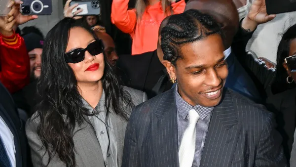 Rihanna and ASAP Rocky Win in His and Hers Suits