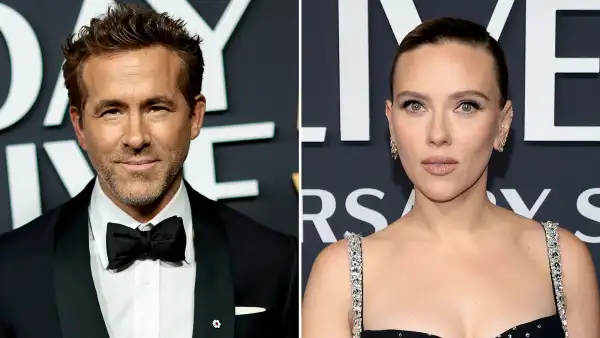 Ryan Reynolds and Scarlett Johansson SNL 50