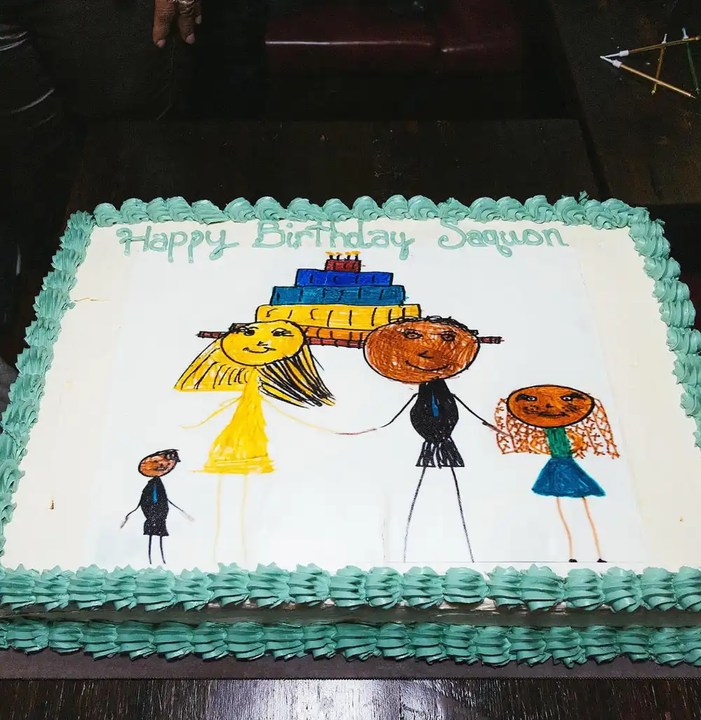 Saquon Barkleys Daughter 6 Made Him Hilarious Hand Drawn Birthday Cake