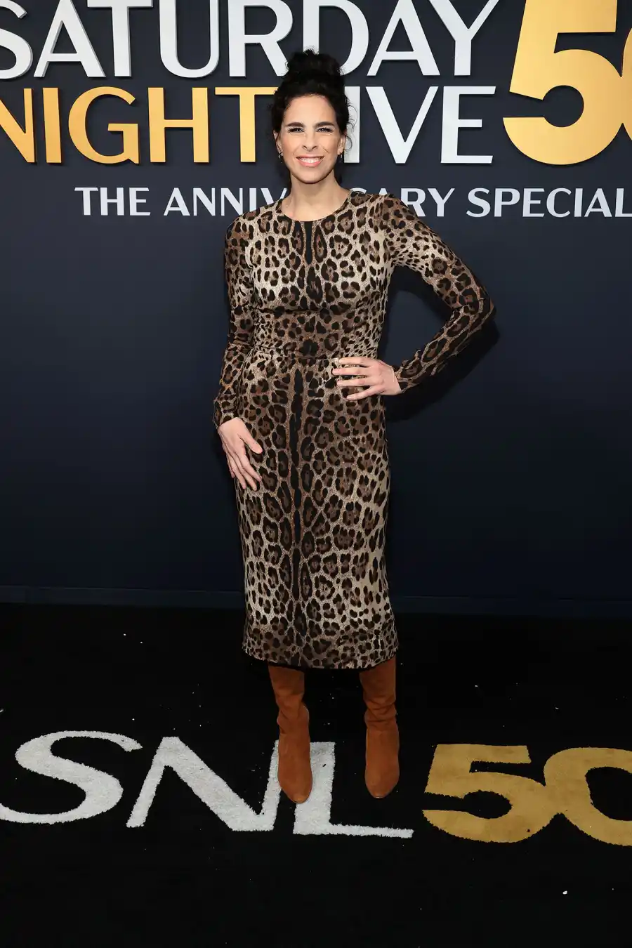 Sarah Silverman SNL50 The Anniversary Special Saturday Night Live Red Carpet Arrival SNL 50