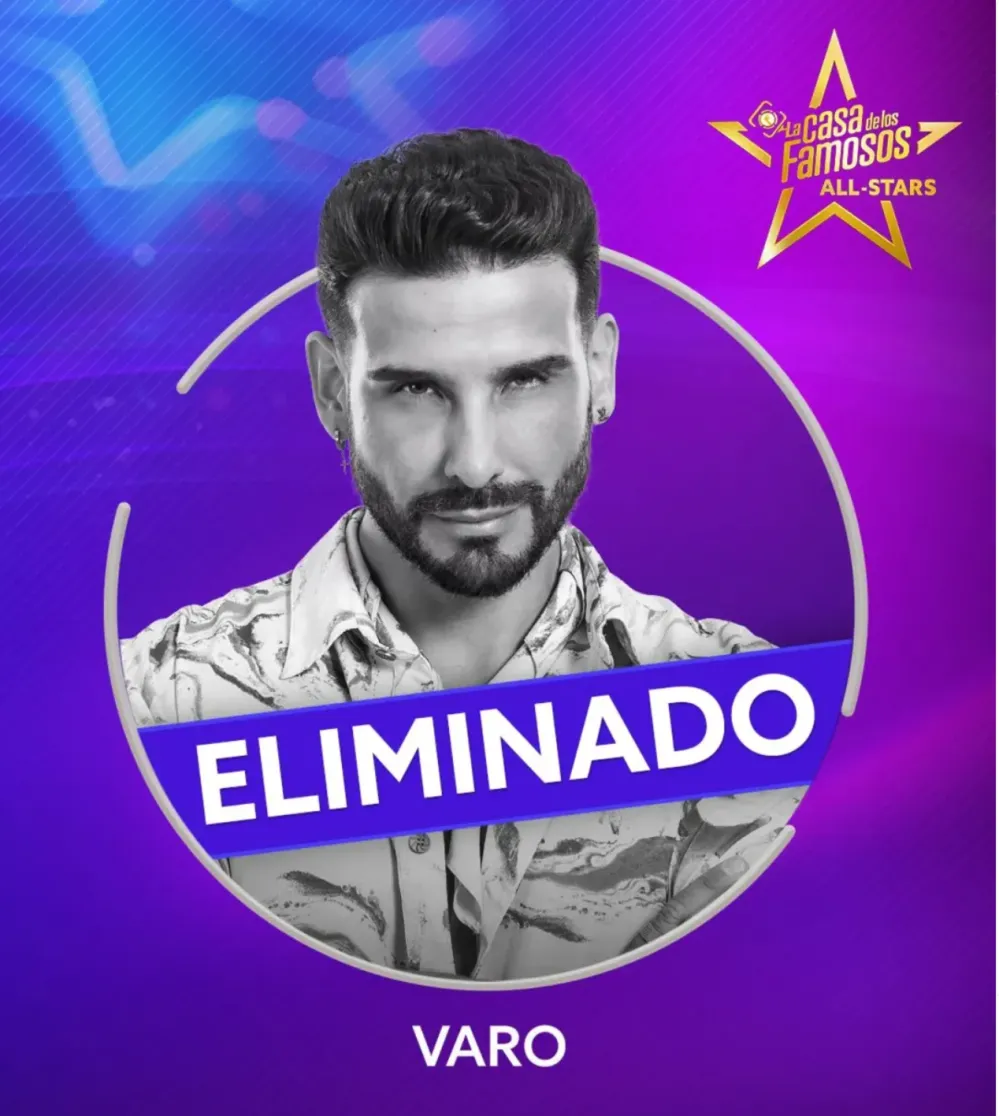 Varo, eliminado en la tercera semana de La Casa de los Famosos All-Stars