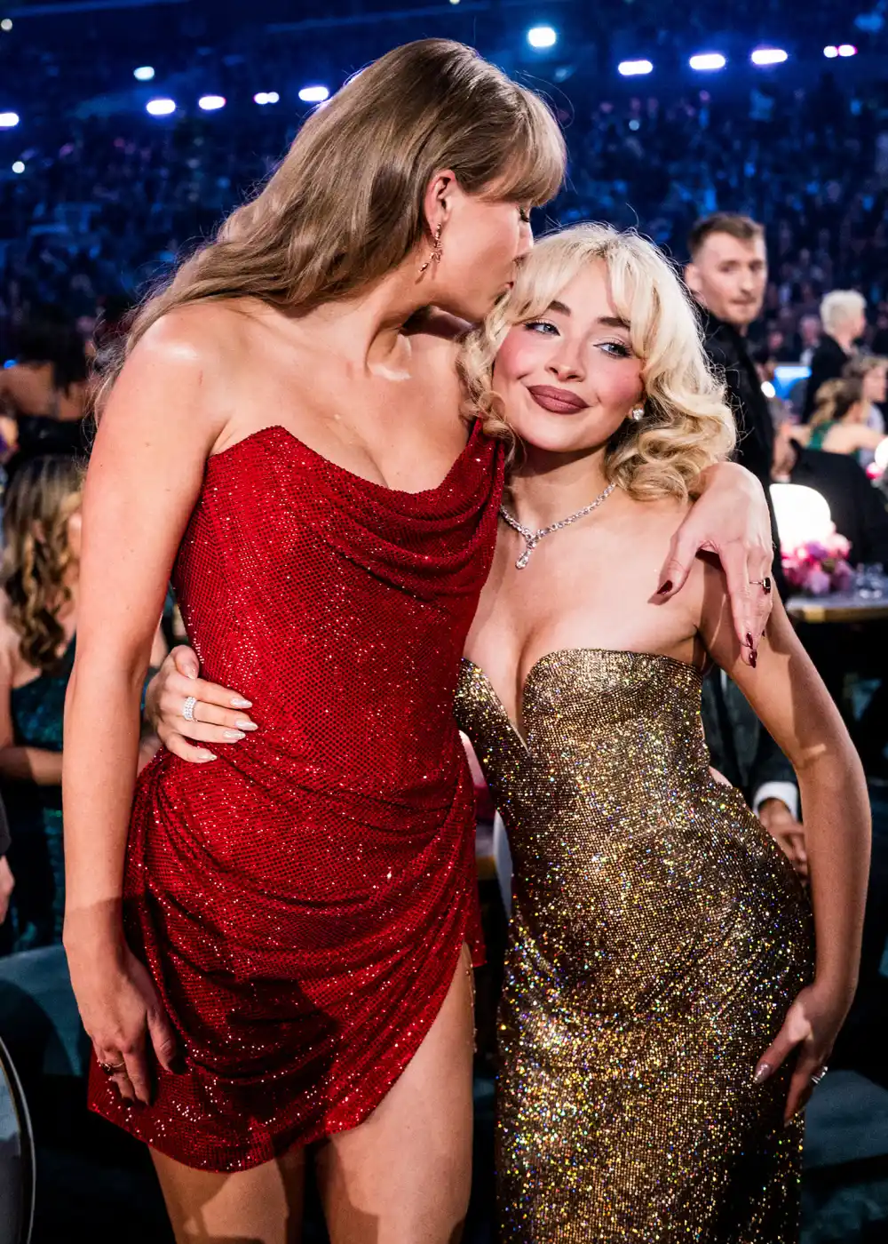 Taylor Swift Celebrates Sabrina Carpenter 1st 2025 Grammy Win