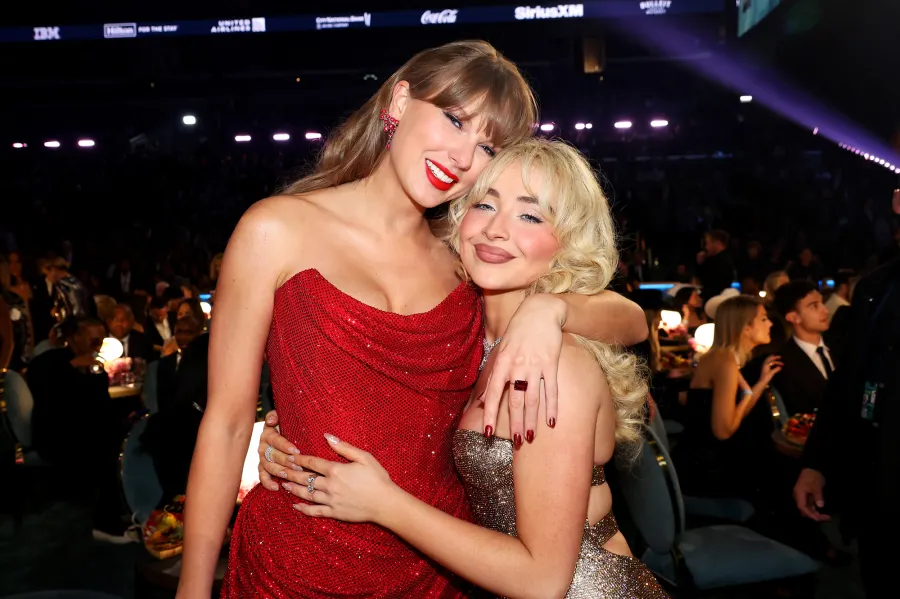 Taylor Swift Celebrates Sabrina Carpenter 1st 2025 Grammy Win