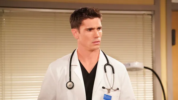 The Bold and the Beautiful s Tanner Novlan Reacts to Finn Being Luna s Dad