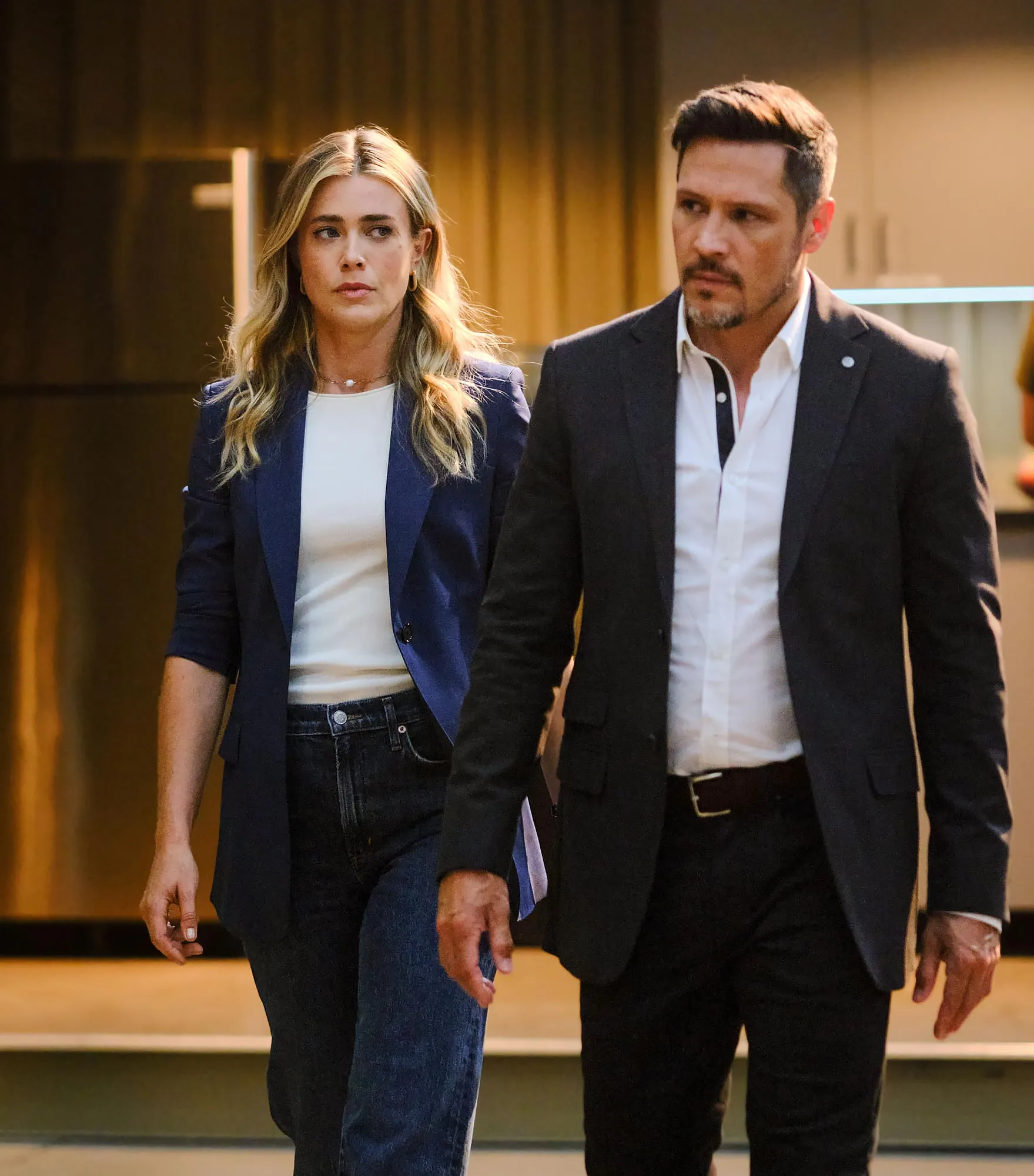 The Hunting Partys Melissa Roxburgh Reacts to Unpopular Bex Oliver Romance He Killed Someone