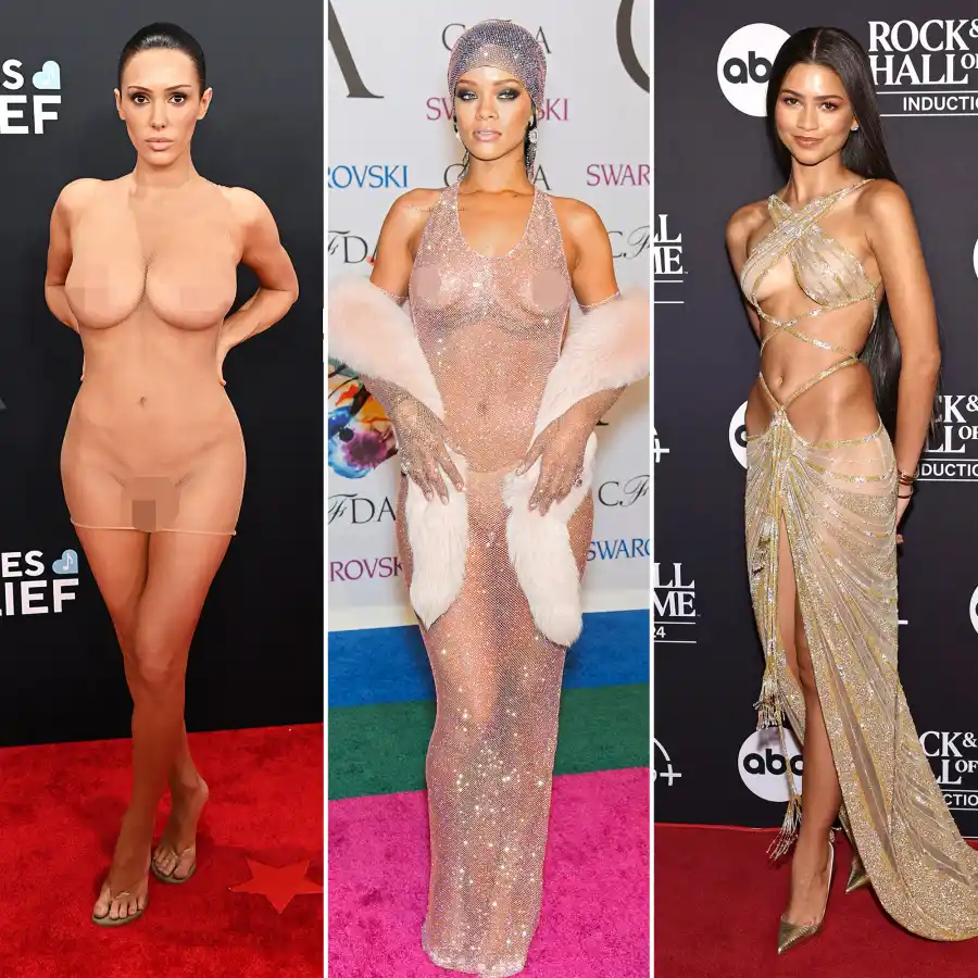 The Top 10 Most Shocking Naked Dresses of All Time