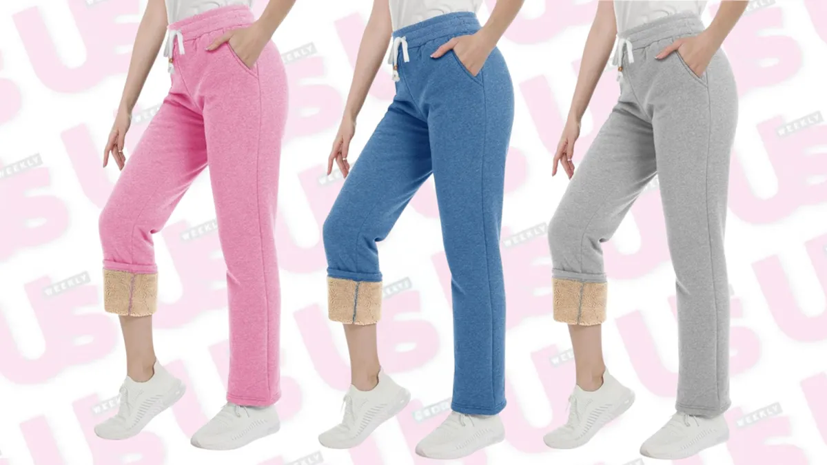 These Fleece-Lined Lounge Pants Help me Survive Chilly Days