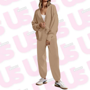 This Cozy, Two-Piece Knit Lounge Set Rivals Styles That Cost Triple the Price