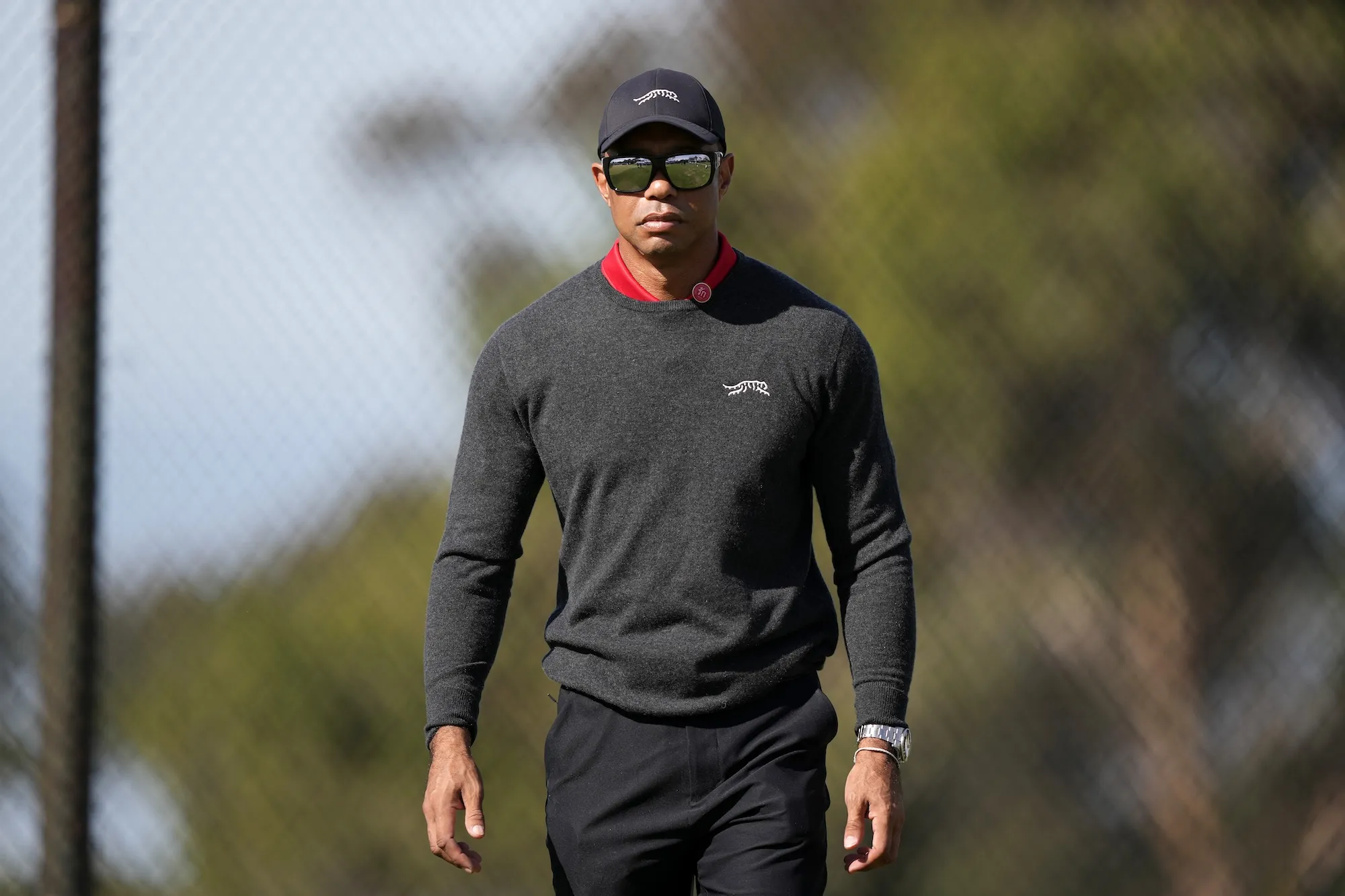 Tiger Woods Makes First Public Appearance Since His Mother's Death