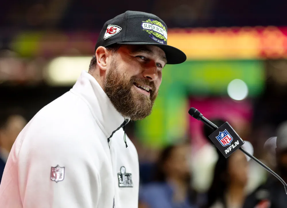 Travis Kelce Predicts Scott Swift Will Be Wearing Red Despite Eagles Fandom