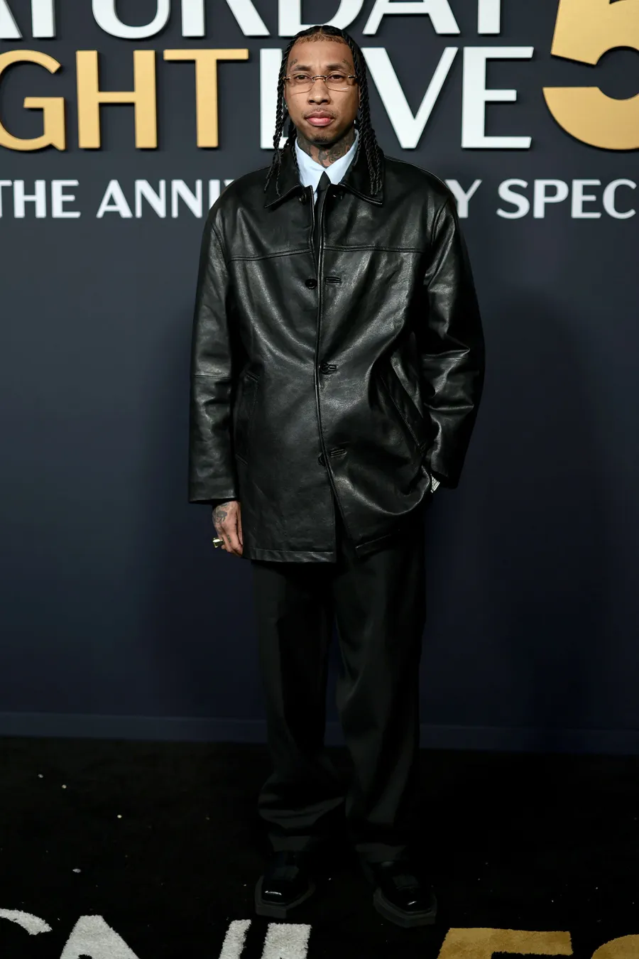 Tyga SNL50 The Anniversary Special Saturday Night Live Red Carpet Arrival SNL 50