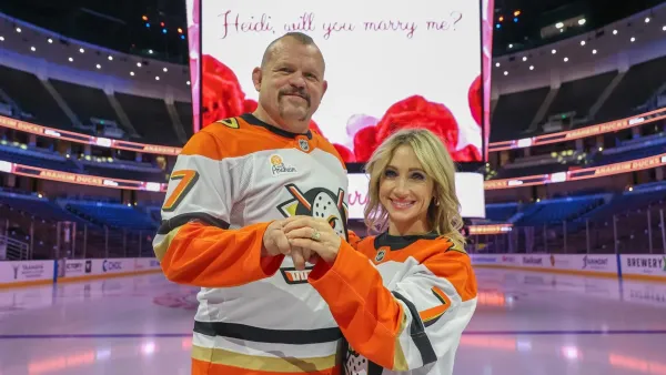 UFC Legend Chuck Liddell Engaged to Longtime Girlfriend Heidi With Epic Hockey Themed Proposal