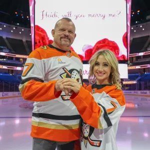 UFC Legend Chuck Liddell Engaged to Longtime Girlfriend Heidi With Epic Hockey Themed Proposal