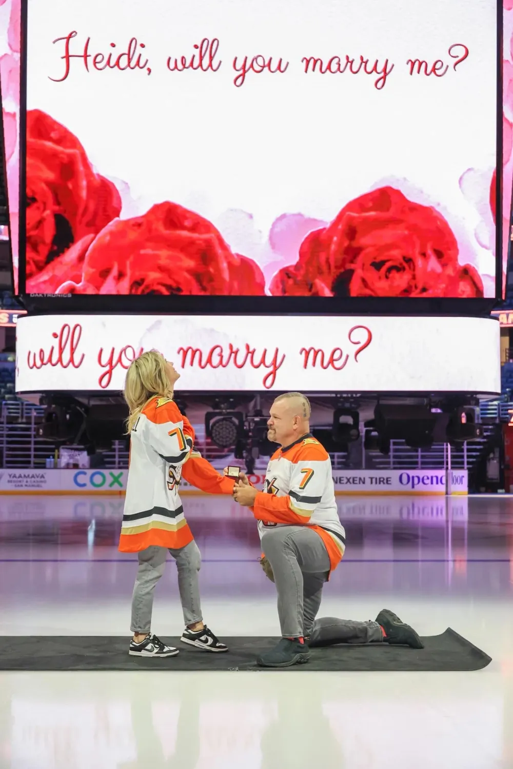 UFC Legend Chuck Liddell Engaged to Longtime Girlfriend Heidi With Epic Hockey Themed Proposal