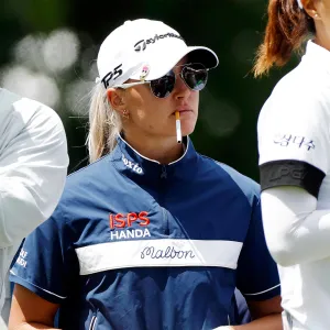 Viral Smoking Golfer Charley Hull Ate Enough Chocolate to Put On a Lot of Weight During Offseason 389