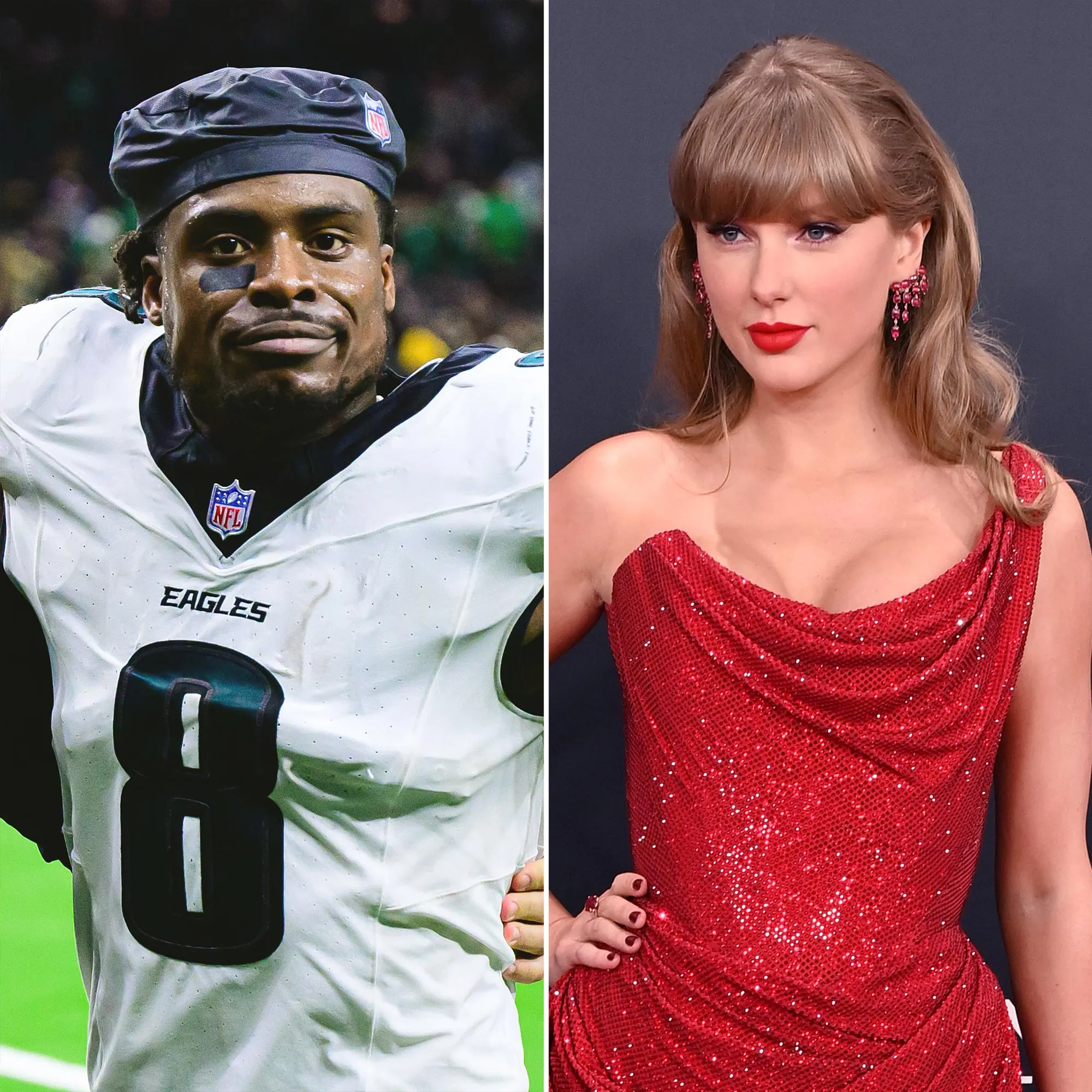 Why Eagles CJ Gardner Johnsons Mom Feuding With Swifties
