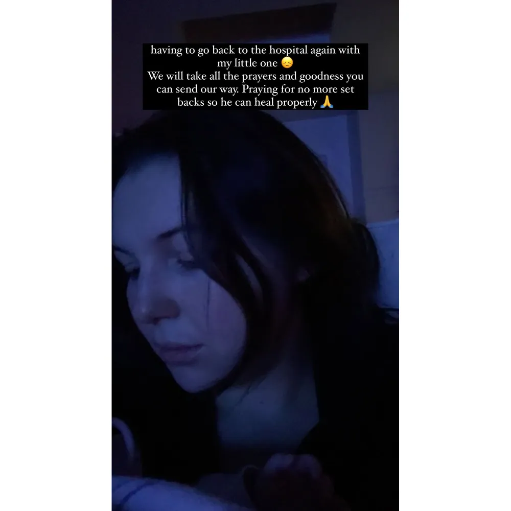 Yellowjackets Samantha Hanratty Returns to the Hospital With 1 Month Old Son After Cleft Lip Surgery