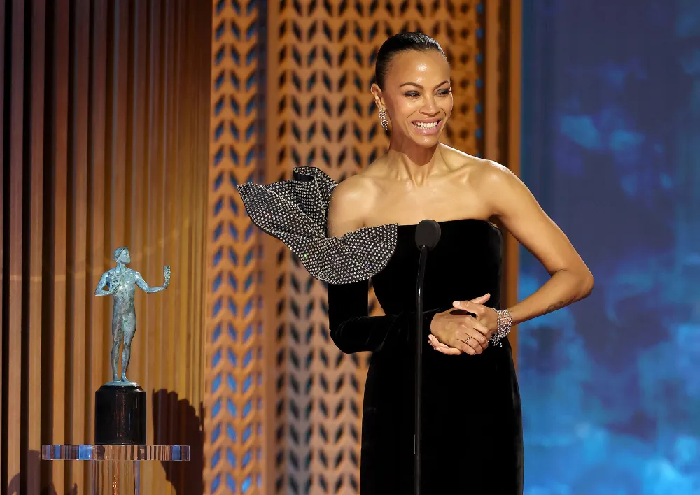 Zoe Saldana 31st Annual Screen Actors Guild Awards 2025 SAG Winner