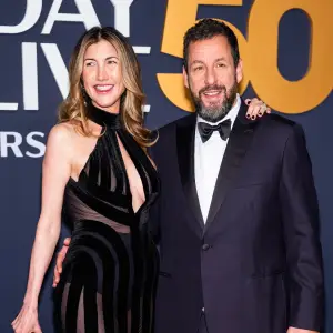 Adam Sandler Says Wearing Black Tie to 'SNL 50' Is a 'Terrible Feeling'