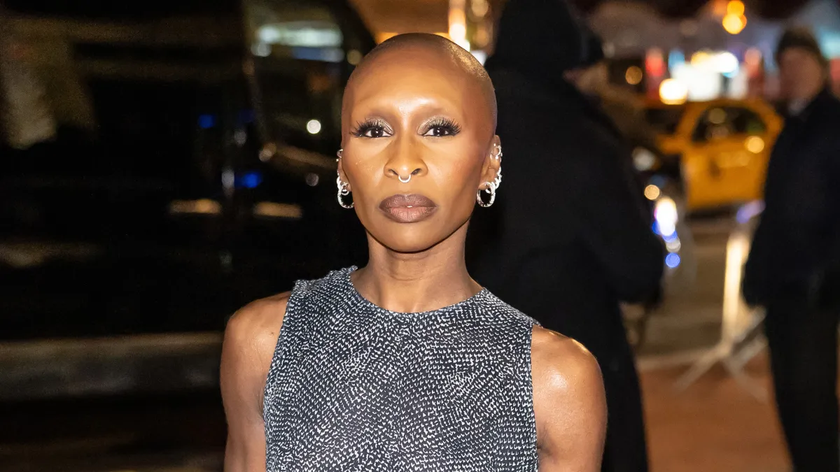 NEW YORK, NEW YORK - JANUARY 07:Actress and singer Cynthia Erivo is seen arriving to The National Board of Review Annual Awards Gala at Cipriani 42nd Street on January 07, 2025 in New York City. (Photo by Gilbert Carrasquillo/GC Images)