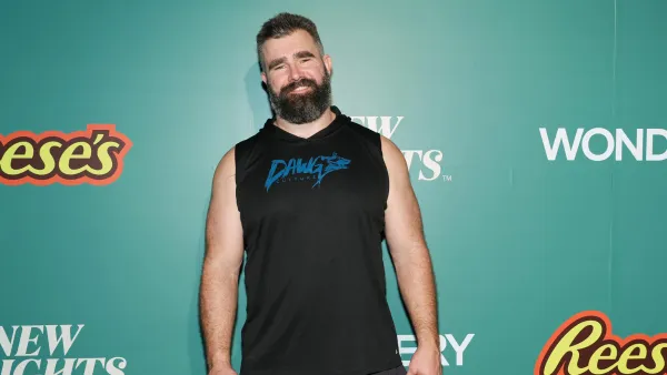Jason Kelce Gets His Mind Blown Seeing a Palm Reader in New Orleans Ahead of Super Bowl LIX