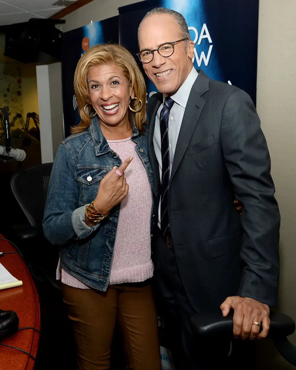 Hoda Kotb Tells Lester Holt to Move to the Burbs After Nightly News Exit