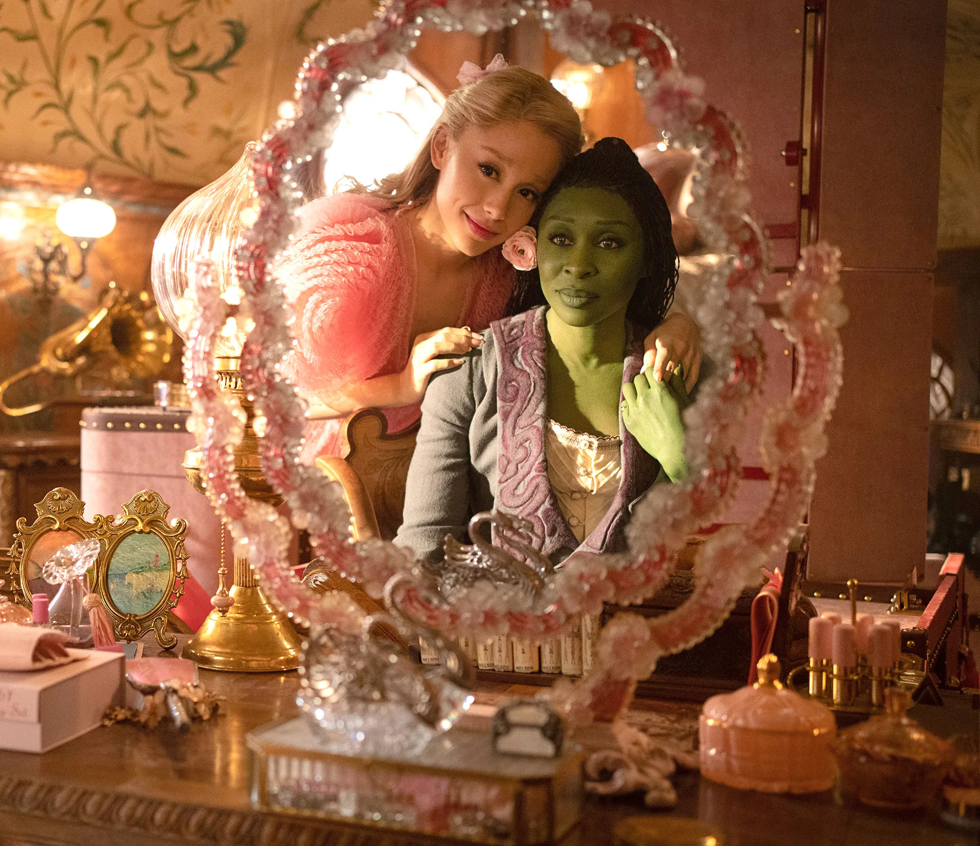 Ariana Grande and Cynthia Erivo in 'Wicked.'