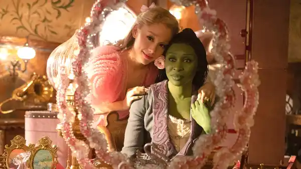 Ariana Grande and Cynthia Erivo in 'Wicked.'