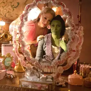 Ariana Grande and Cynthia Erivo in 'Wicked.'