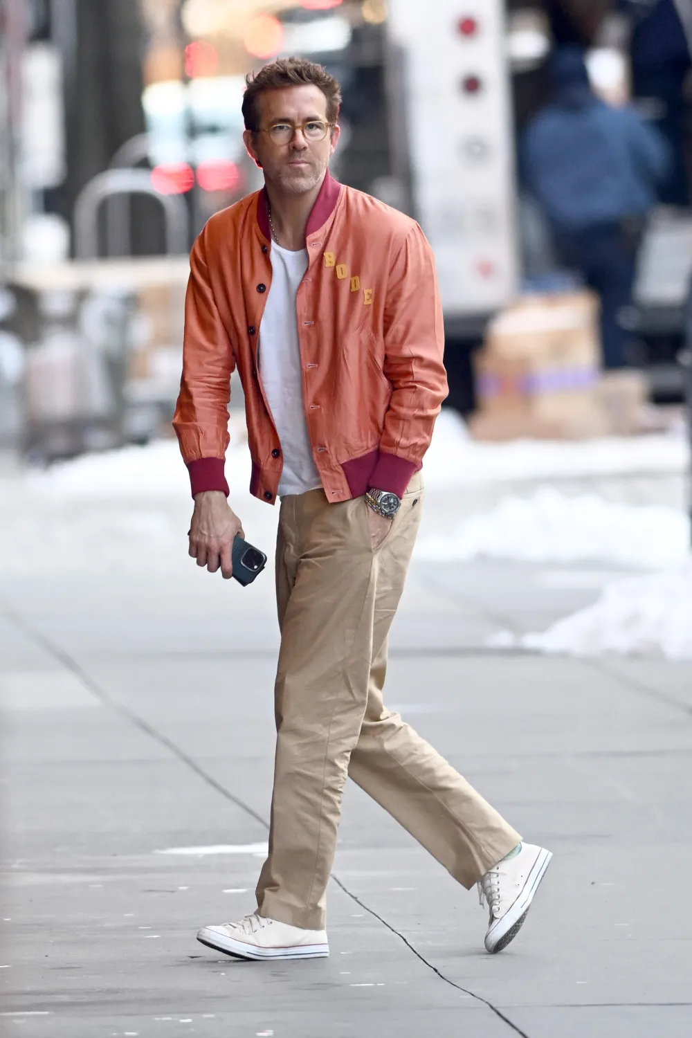 EXCLUSIVE Ryan Reynolds And Mom Tammy Reynolds Out In New York City