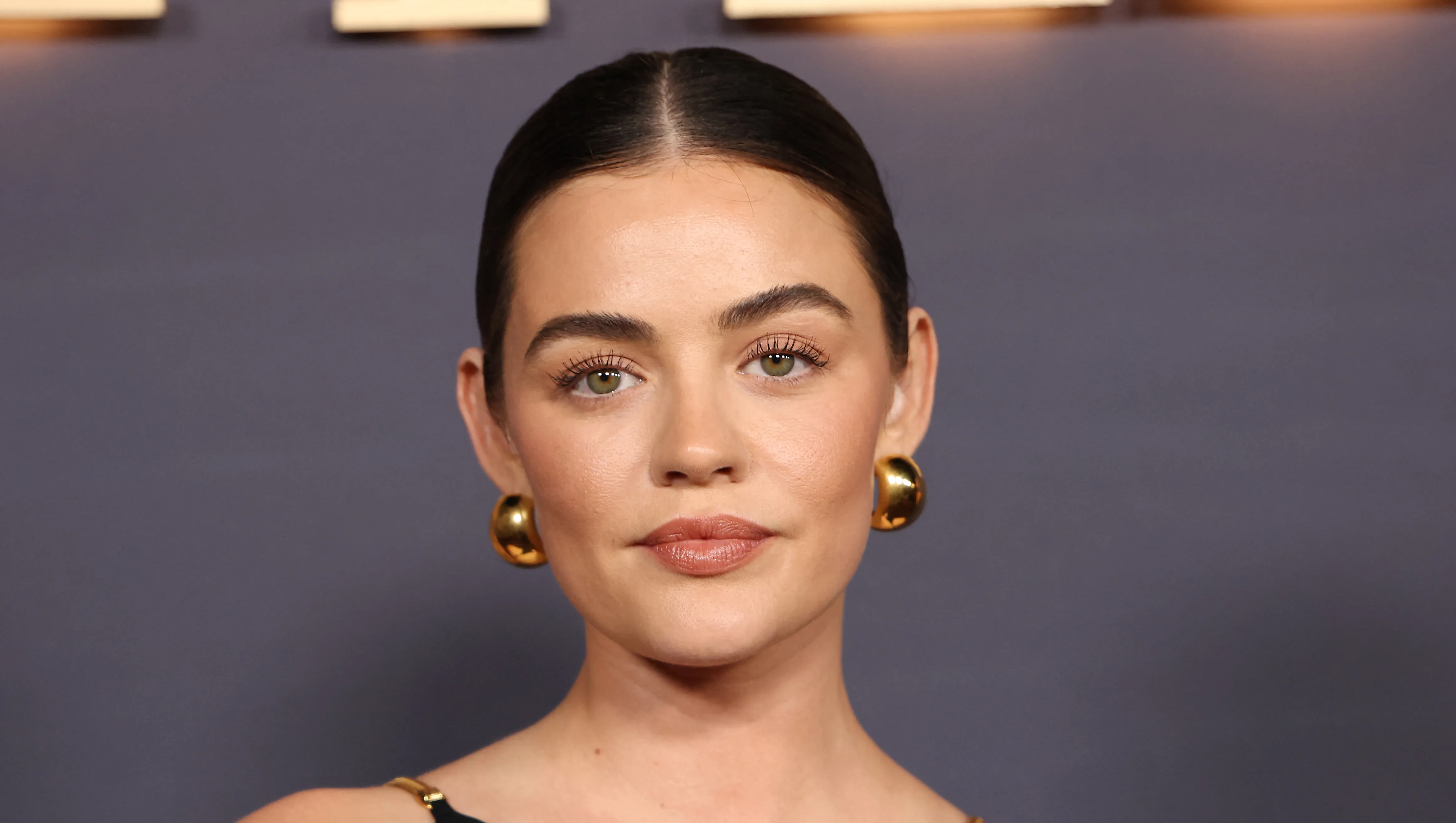 US actress Lucy Hale attends Vanity Fair and Instagram's "Vanities: A Night for Young Hollywood" party at Bar Marmont in Los Angeles on February 26, 2025. (Photo by Michael Tran / AFP) (Photo by MICHAEL TRAN/AFP via Getty Images)