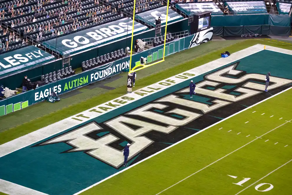 NFL Removing End Racism Message From End Zones for Super Bowl Between Chiefs and Eagles