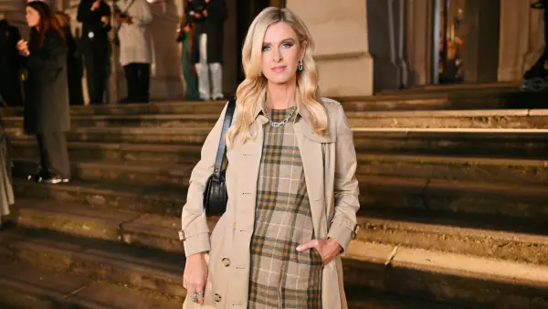 LONDON, ENGLAND - FEBRUARY 24: Nicky Hilton Rothschild attends the Burberry Winter 2025 show during London Fashion Week on February 24, 2025 in London, England. (Photo by Jed Cullen/Dave Benett/Getty Images for Burberry)