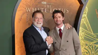 Arnold Schwarzenegger, Maria Shriver Support Son at 'White Lotus' Premiere