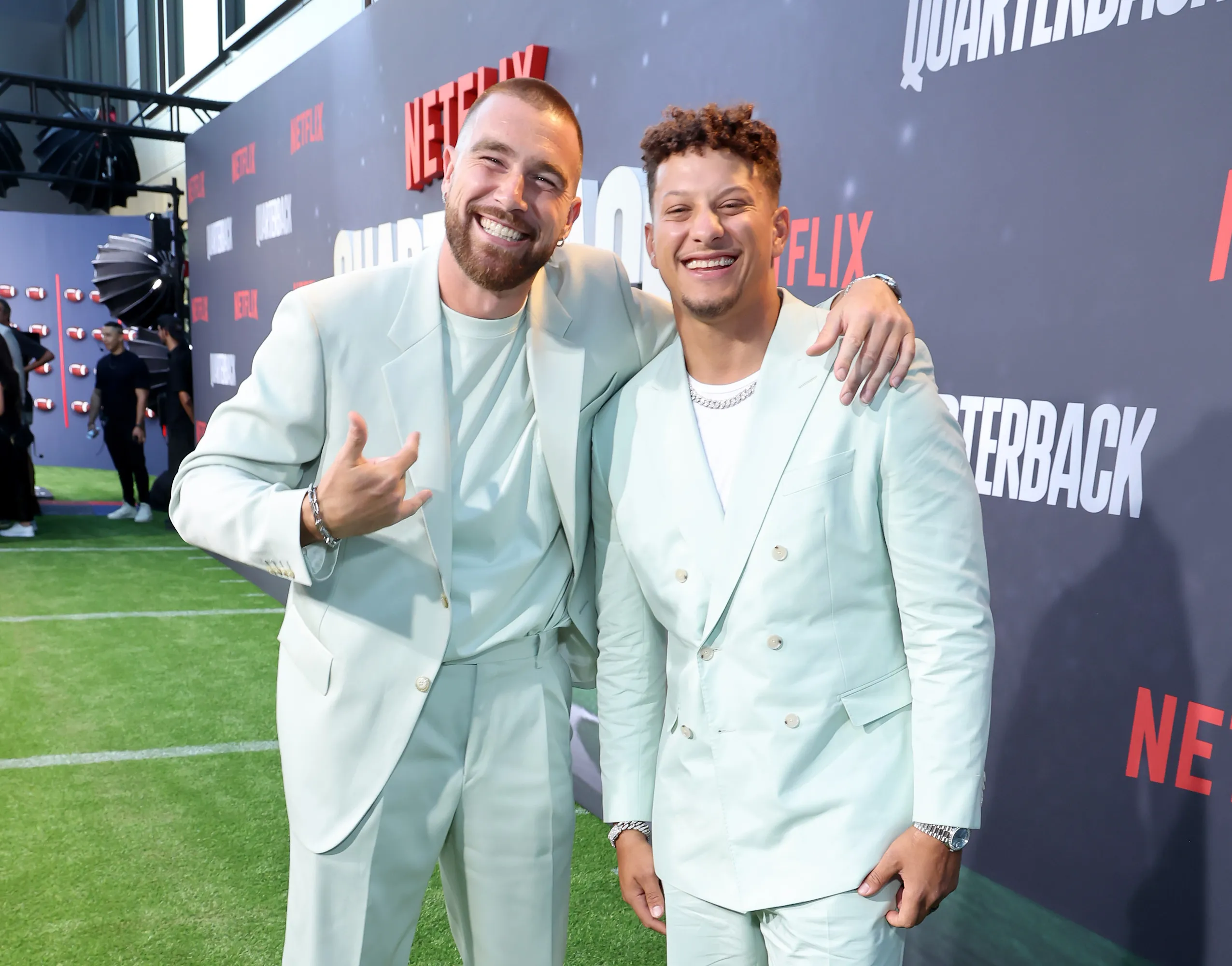 Travis Kelce and Patrick Mahomes Share Touching Moment After Super Bowl