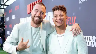 Travis Kelce and Patrick Mahomes Share Touching Moment After Super Bowl