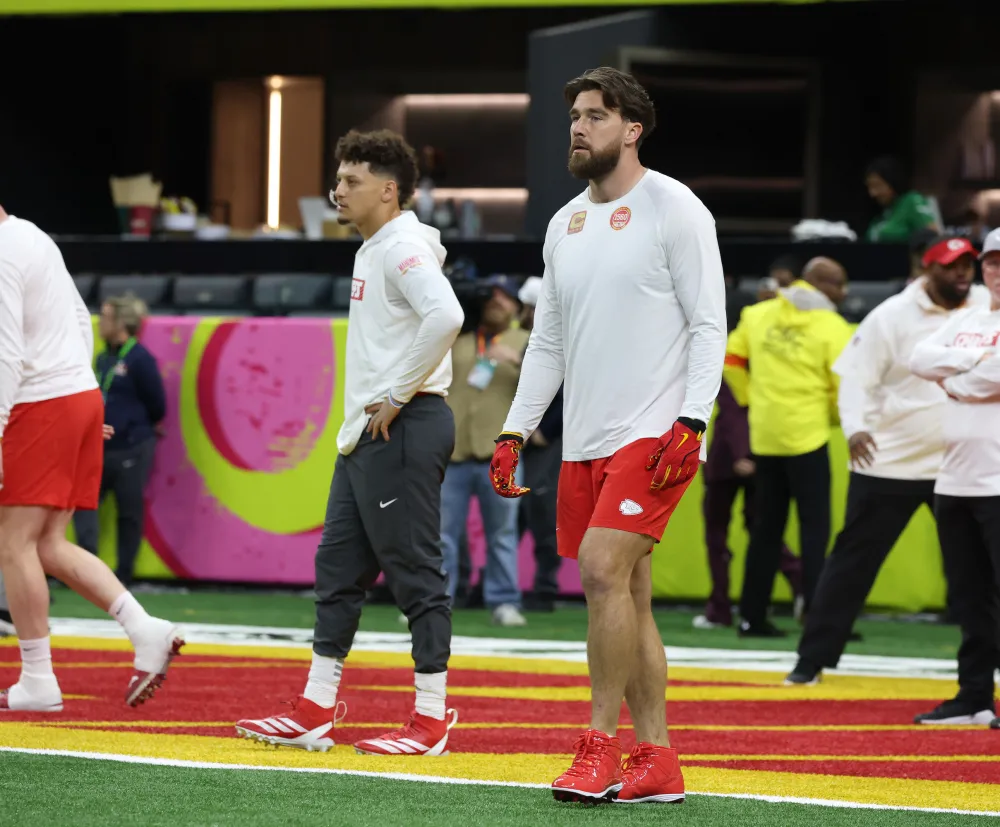 Travis Kelce and Patrick Mahomes Share Touching Moment After Super Bowl