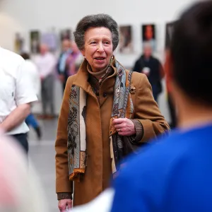 Princess Anne Visits Hospital Where She Was Treated for Concussion