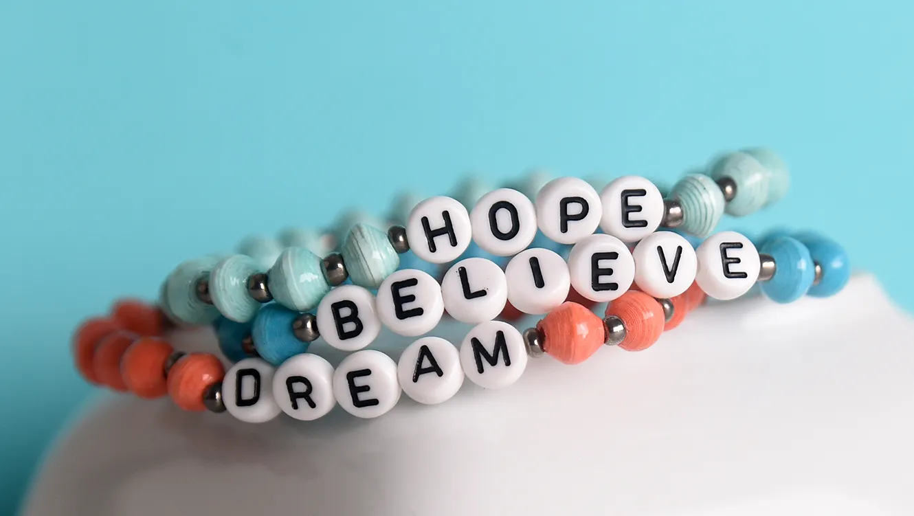 Project Have Hope mantra bracelets