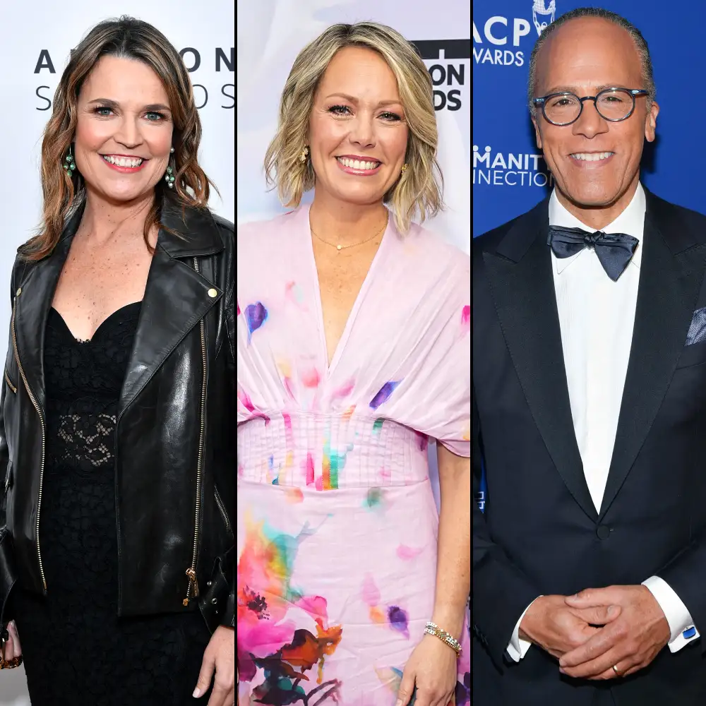 Today Savannah Guthrie and Dylan Dreyer Pay Tribute to Lester Holt Leaving NBC Nightly News