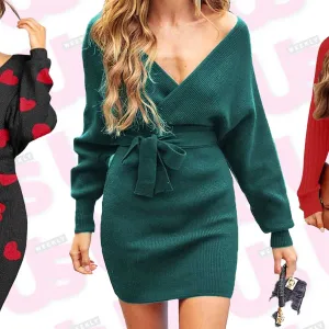 Valentine's Day Sweater Dresses