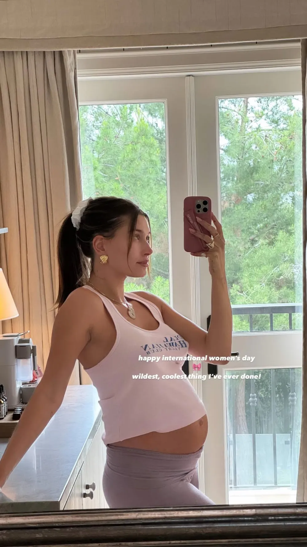 Hailey Bieber Cuddles Up to Son Jack Blues in New Photo