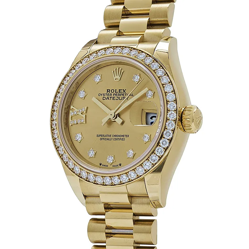 Rolex Datejust Gold President Watch