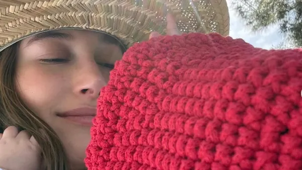 Hailey Bieber Cuddles Up to Son Jack Blues in New Photo