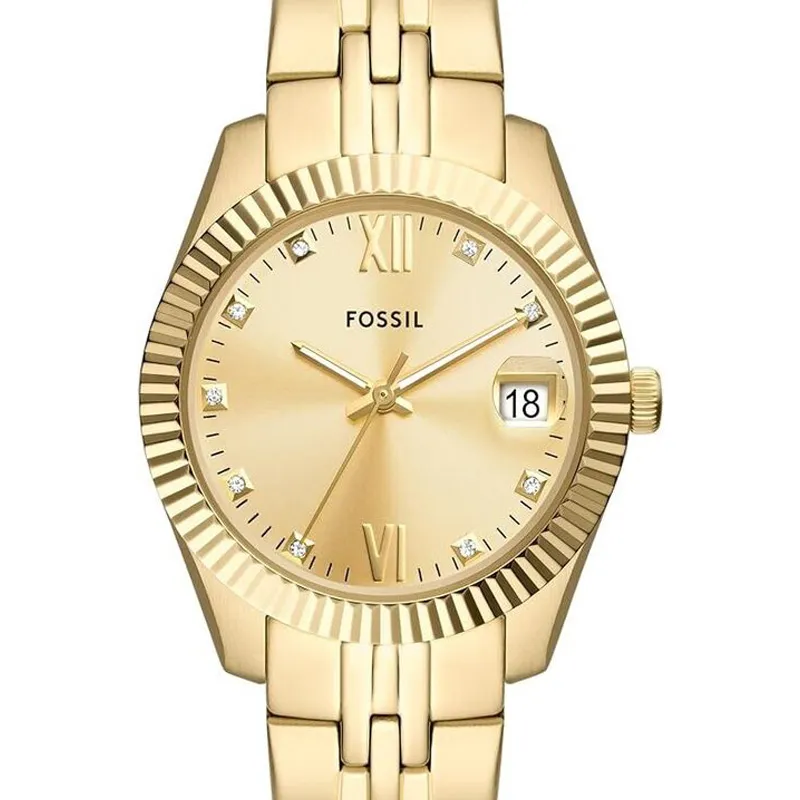 Fossil Scarlette Gold-Tone Stainless Steel Watch