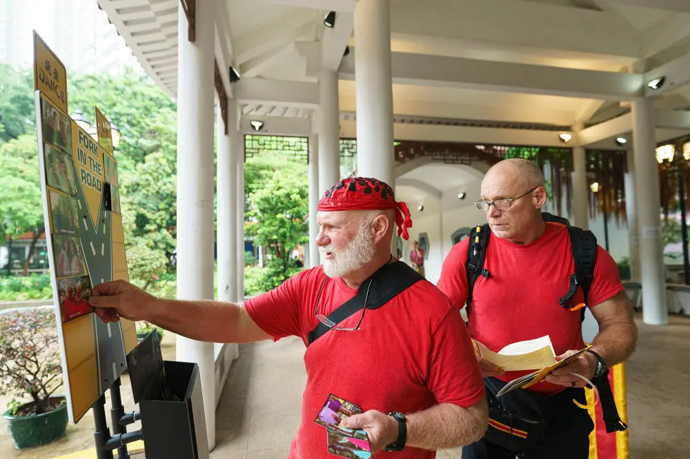 Amazing Races Mark Crawford and Larry Graham Were Less Than a Minute Behind the Other Teams