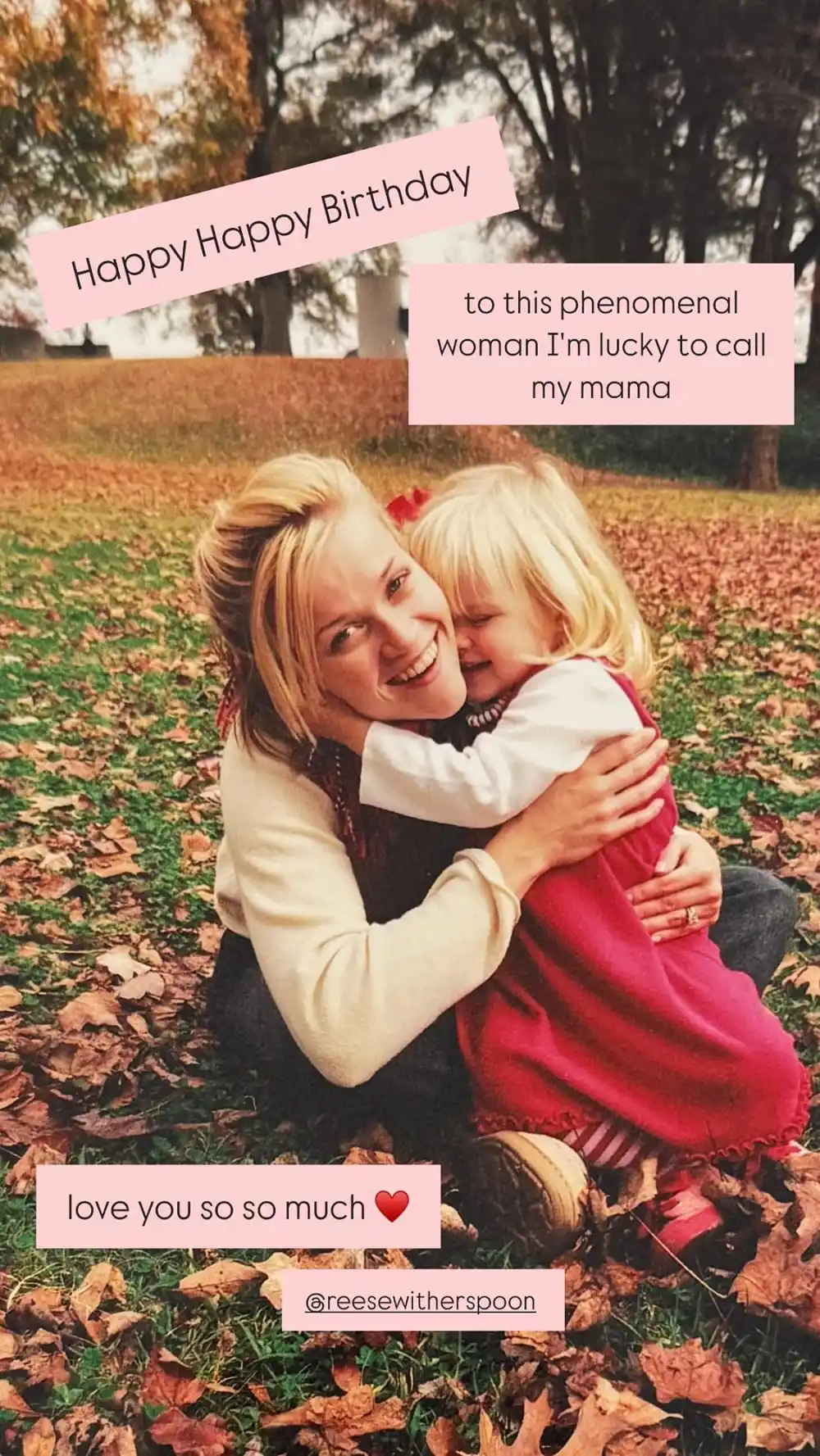 Ava Phillippe Shares Rare Throwback Picture of Mom Reese Witherspoon to Celebrate Her Birthday 839